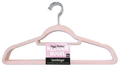 Peggy Perfect Cintre "Velours" avec barre, pack de 6 – Image 2