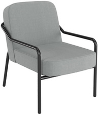 PAPERFLOW Fauteuil visiteur MEDSO RUND M, tissu, gris