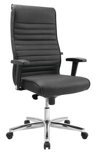 Topstar Fauteuil de direction "Prime Time 100", cuir, noir