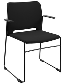 Topstar Chaise visiteur "Visit Lite", rembourré, noir