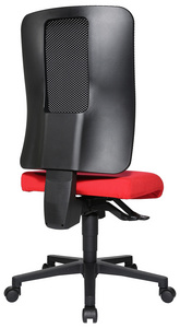 Topstar Chaise de bureau pivotante "Open X (N)", rouge/noir