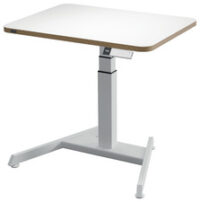 LEITZ Bureau assis-debout Ergo Compact, électrique, blanc