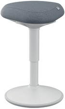 LEITZ Tabouret "assis" Ergo actif, assise confort,gris clair