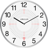 UNiLUX Horloge murale radio-pilotée "OUTDOOR", argent