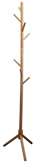 UNiLUX Porte-manteau MIKADO, 8 patères, bois de hêtre