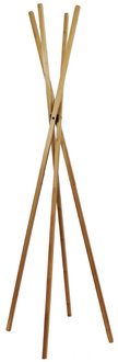 UNiLUX Porte-manteau TIPY, 4 patères, en bambou