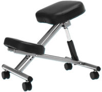 UNiLUX Tabouret ergonomique assis-genoux ERGO LEG, noir