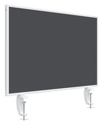magnetoplan Cloison de séparation de bureau VarioPin, gris