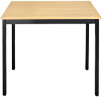 SODEMATUB Table universelle 188RHN, 1800 x 800, hêtre/noir