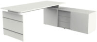 kerkmann Bureau complet Form 4/AVETO, blanc