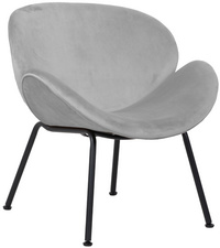 PAPERFLOW Fauteuil visiteur SMILE, gris