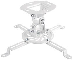 LogiLink Support de plafond pour vidéoprojecteur, blanc
