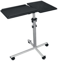 LogiLink Chariot de projection multimédia, 2 niveaux, noir/