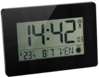 CEP Orium Horloge murale, radio pilotée, noir