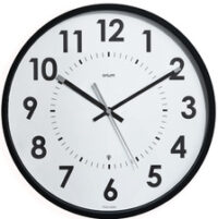 CEP Orium Horloge radiopilotée Abyliss, analogique, noir