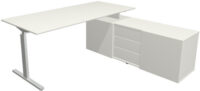 kerkmann Bureau complet "Form 2", blanc