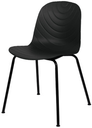 PAPERFLOW Chaise visiteur VERTIGO, set de 2, noir