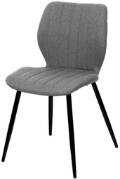 PAPERFLOW Chaise visiteur LINE, set de 2, gris