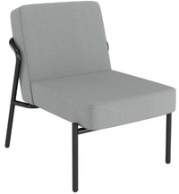 PAPERFLOW Fauteuil visiteur MEDSO KLASSIK S, tissu, gris