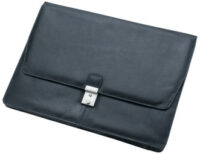 Alassio Porte-documents "TISSANO", cuir nappa, noir