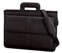 Alassio Porte-documents "AVERSA", similicuir, noir