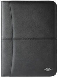 WEDO Chemise de conférence Accento, A4, similicuir, noir