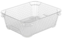 keeeper Corbeille de rangement "mirko", A6, transparent
