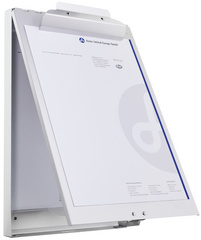 WESTCOTT Boîte porte-formulaire en aluminium, A4