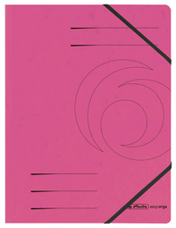 herlitz Chemise à élastiques easyorga, A4, carton