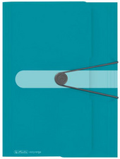herlitz Chemise à rabats Color-Blocking Caribbean Turquoise,