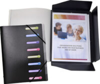 EXACOMPTA Trieur, A4, PP, 8 compartiments, noir