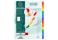 EXACOMPTA Intercalaires en carton, A4, 12 touches