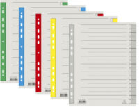 EXACOMPTA Intercalaires, A4 extra large, rouge