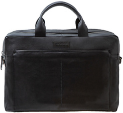 PRIDE&SOUL Sac pour laptop NOMAD Business, cuir, noir