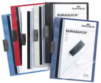 DURABLE Chemise à clip DURAQUICK, A4, bleu foncé