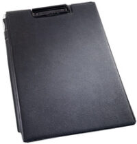 DURABLE Porte-bloc avec pince, format A4+, sous film, noir