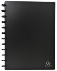 EXACOMPTA Porte-cartes de visites amovible à anneaux, A4