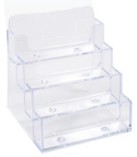 EXACOMPTA Distributeur de cartes de visite, cristal