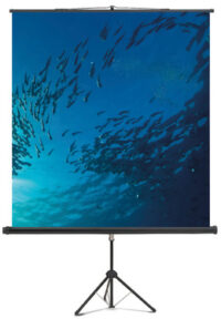 magnetoplan Ecran de projection sur trépied, 2.000 x 2.000mm