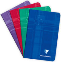 Clairefontaine Carnet piqûre, 75 x 120 mm, quadrillé 5x5