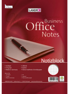 LANDRÉ bloc-notes à spirale, format A4, 40 feuilles,