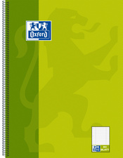 Oxford cahier à spirale "KarLi", format A4+, vert, 160 pages