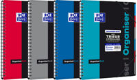 Oxford Etudiants Cahier "ORGANISERBOOK", A4+, quadrillé