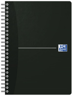 Oxford Cahier à reliure spirale "Smart Black", A5, noir