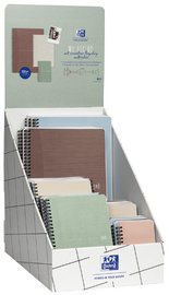 Oxford Cahier à spirale My Rec'UP, présentoir de comptoir