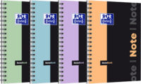Oxford Etudiants Cahier à spirale NOTEBOOK Pastel, B5, seyès