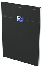 Oxford Bloc-notes Smart, A4, quadrillé, 80 feuilles, noir