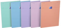 Oxford Bloc-notes Smart, A4, quadrillé, assorti Pastel