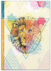 RNK Verlag Carnet de notes "Lion", A4, 96 feuilles, uni