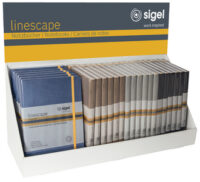 sigel Carnet de notes Linescape, A5 portrait, présentoir